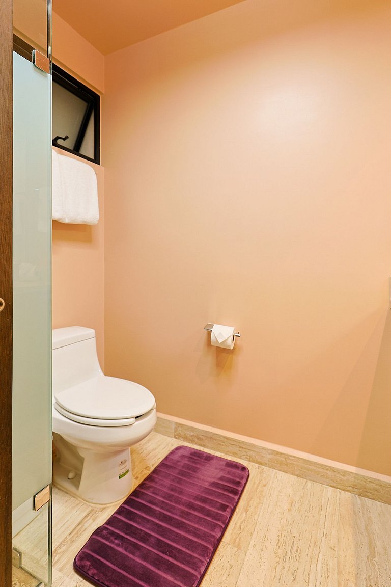 Estudio Acogedor | Balcón |Alberca en Rooftop