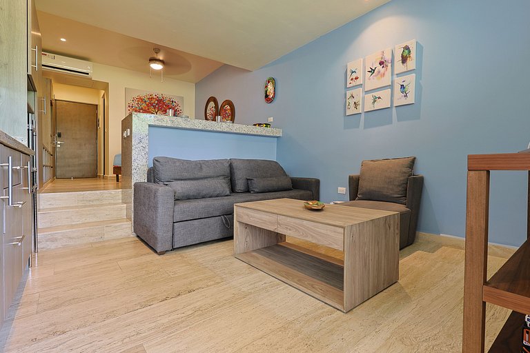 Estudio Acogedor | Balcón |Alberca en Rooftop