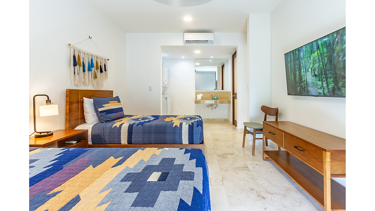 Un paraíso tropical con albercas, gimnasio y golf!