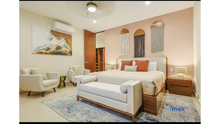 Casa Moderna con Alberca y Asador