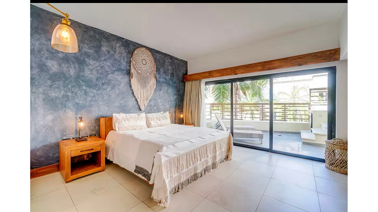 Patio Privado + Alberca | Frente al Mar