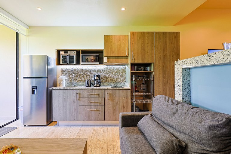 Estudio Acogedor | Balcón |Alberca en Rooftop